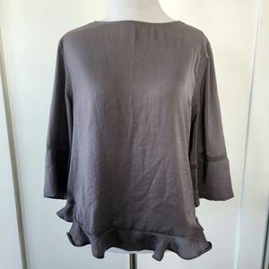 Apt 9 100% Polyester Solid Gray Women's pettie Medium